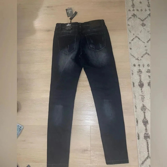 MENS B33 INSPIRED ALVARO RELAXED FIT PREMIUM DENIM  NO.33
DARK WASH 28x32 - Picture 8 of 15